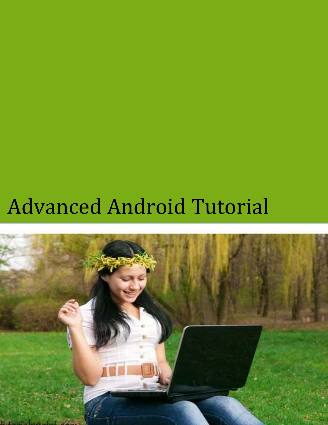 Advanced Android Tutorial