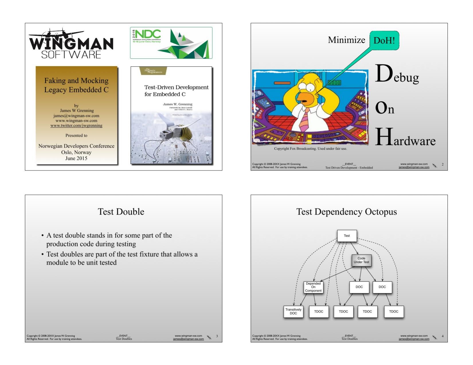 Faking and Mocking Legacy Embedded C