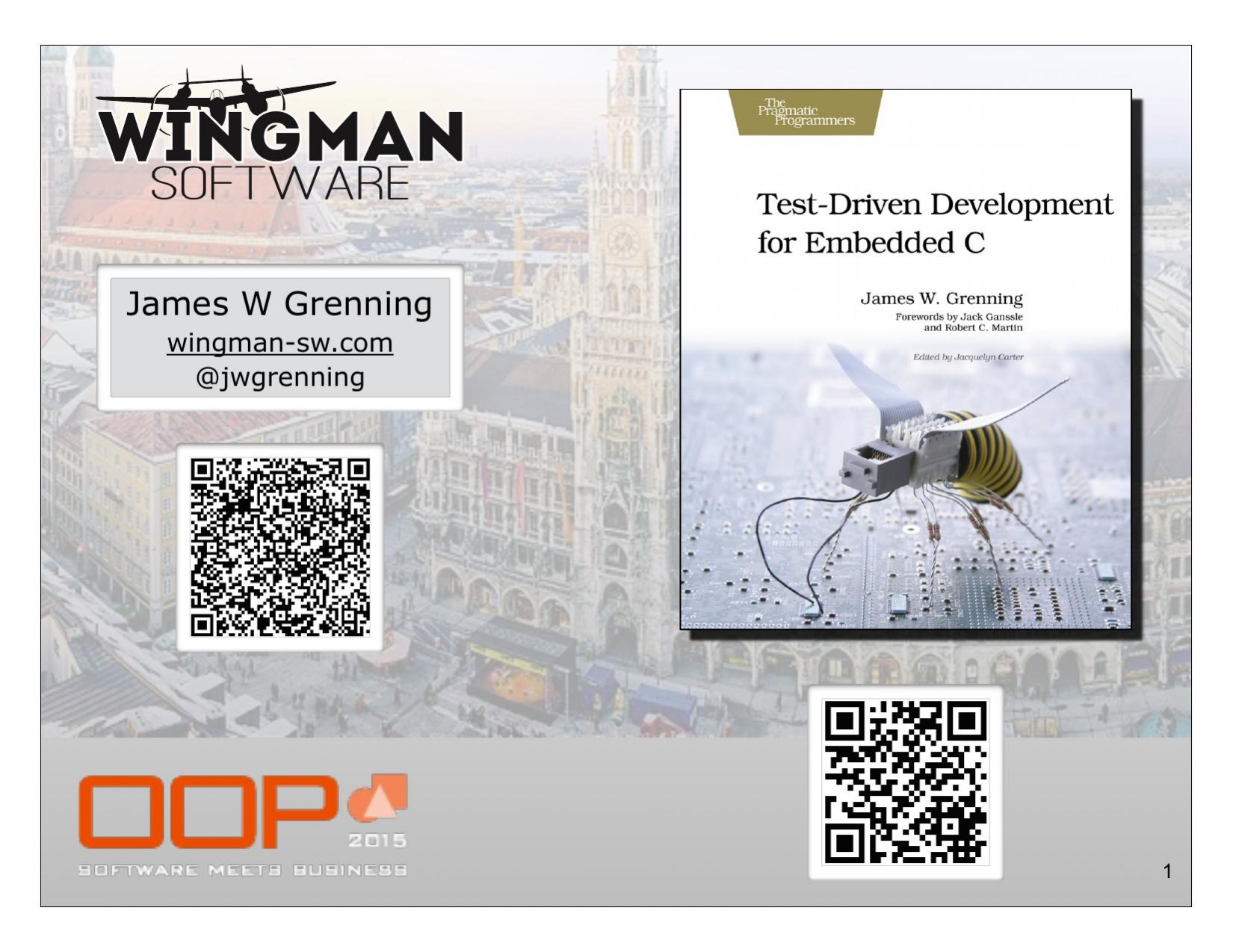 Test-Driven Development for Embedded C: OOPC