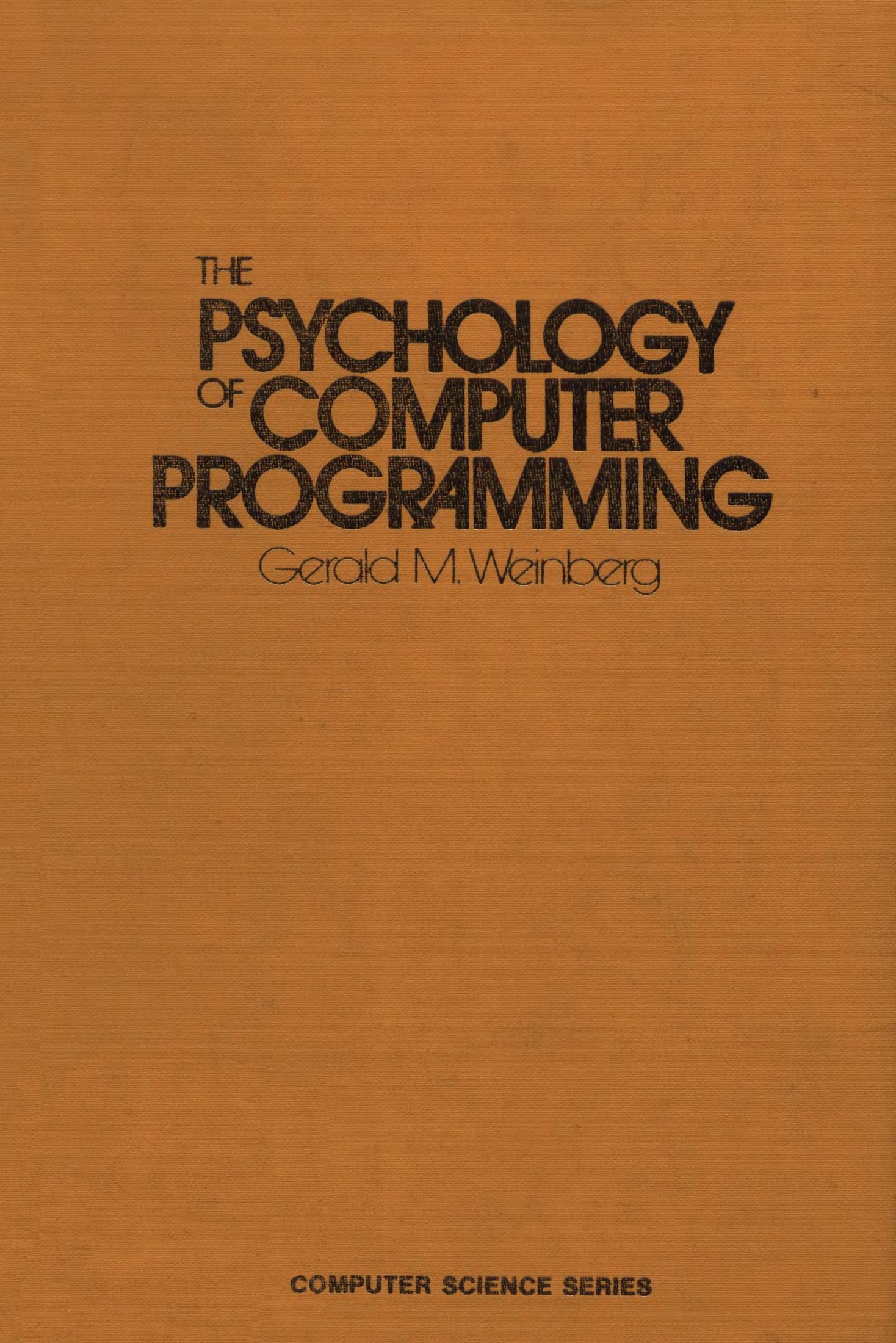 The Psychology of Computer Programming